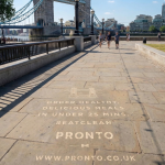 pronto clean advertising london bridge