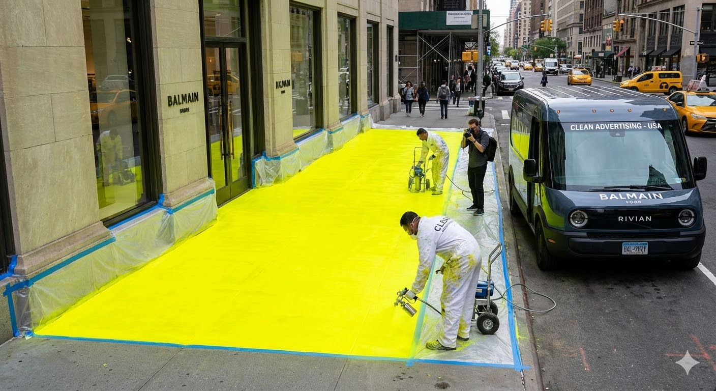 Balmain Yellow Temporary Paint
